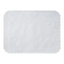 Smith Lee White Anniversary Scalloped Edge Tray Cover, 14 x 19 inch -- 2000 per case.