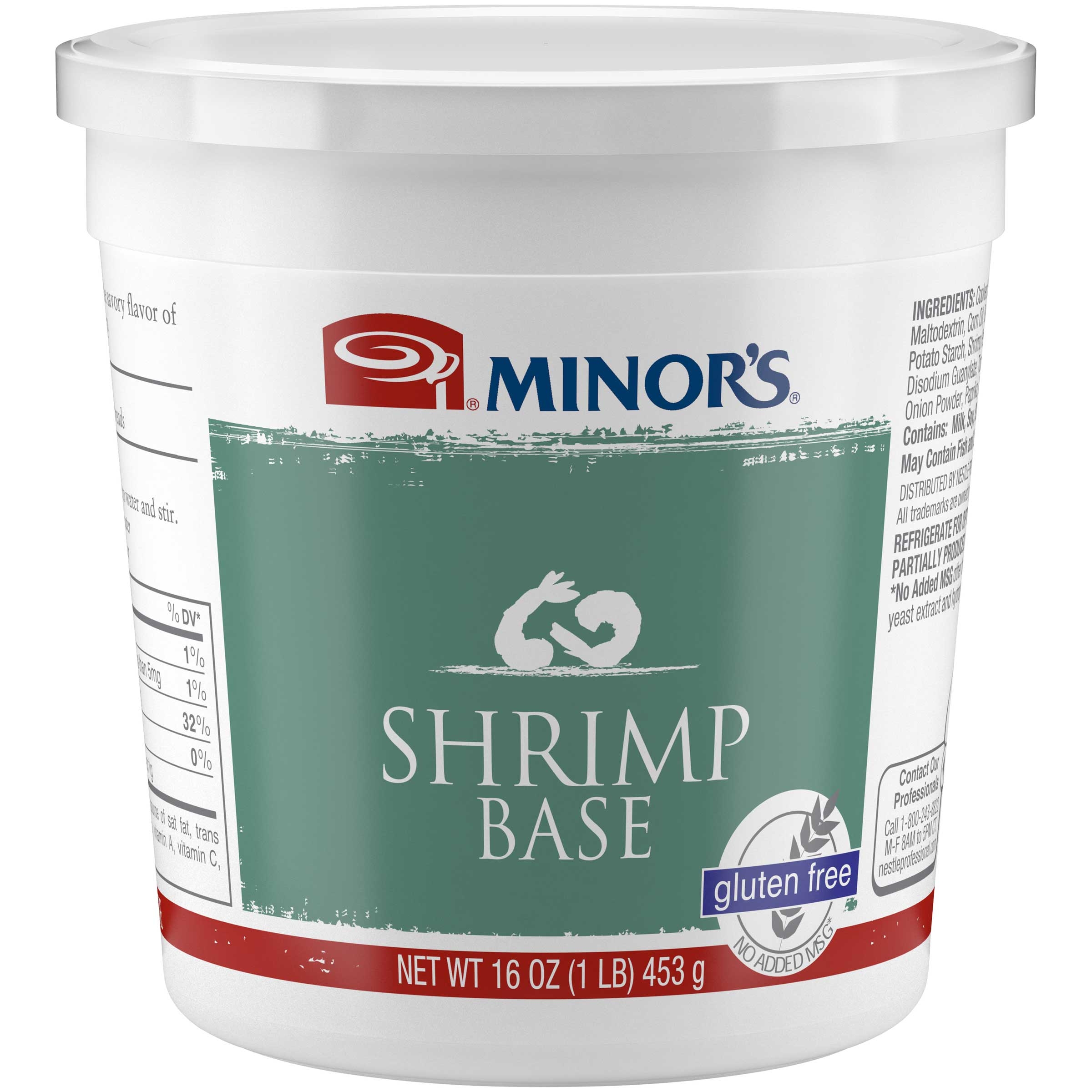Nestle Minors No Added MSG Shrimp Base, 1 Pound -- 6 per case.