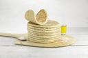 Grecian Delight 7.25 inch Thin White Pita Bread, 10 count per pack -- 12 per case.