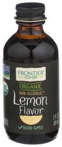 Frontier Herb Organic Lemon Flavor, 2 Ounce