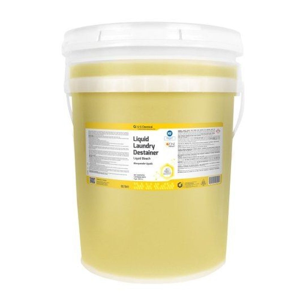 U S Chemical Liquid Laundry Destainer Bleach, 5 Gallon