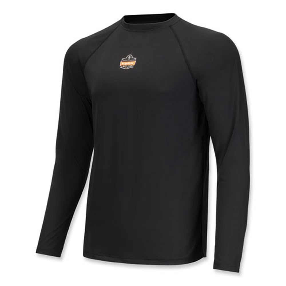 Ergodyne N-ferno 6436-large Black Long Sleeve Lightweight Base Layer Shirt