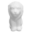 Vertex China Market Buffet Undecorated Porcelain White Lion Salt Shaker, 3 1/4 inch -- 36 per case.