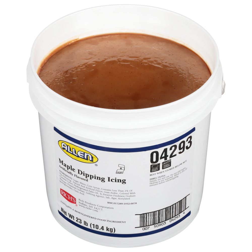 Allen Maple Dipping Icing, 23 Pound