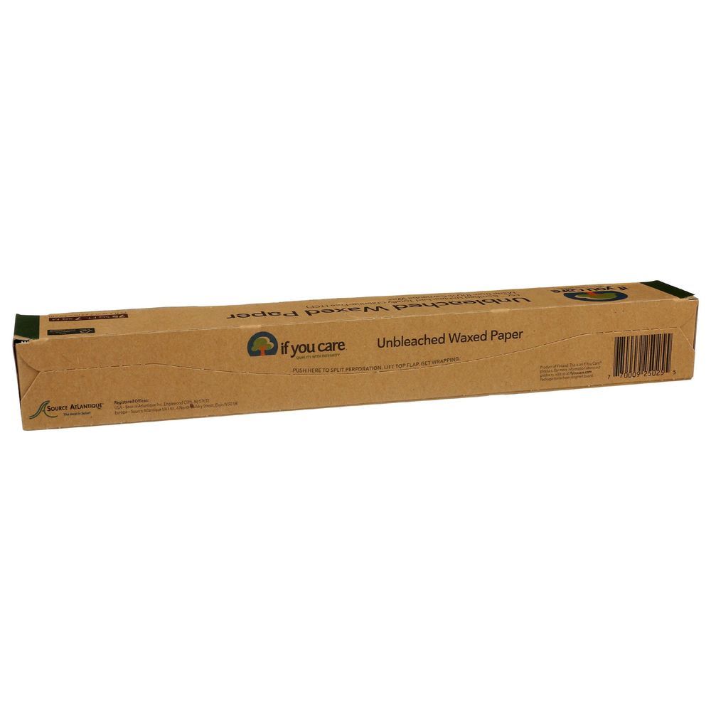 If You Care All Natural 00 Percent Unbleached Waxed Paper, 75 Square Feet -- 12 Per Case