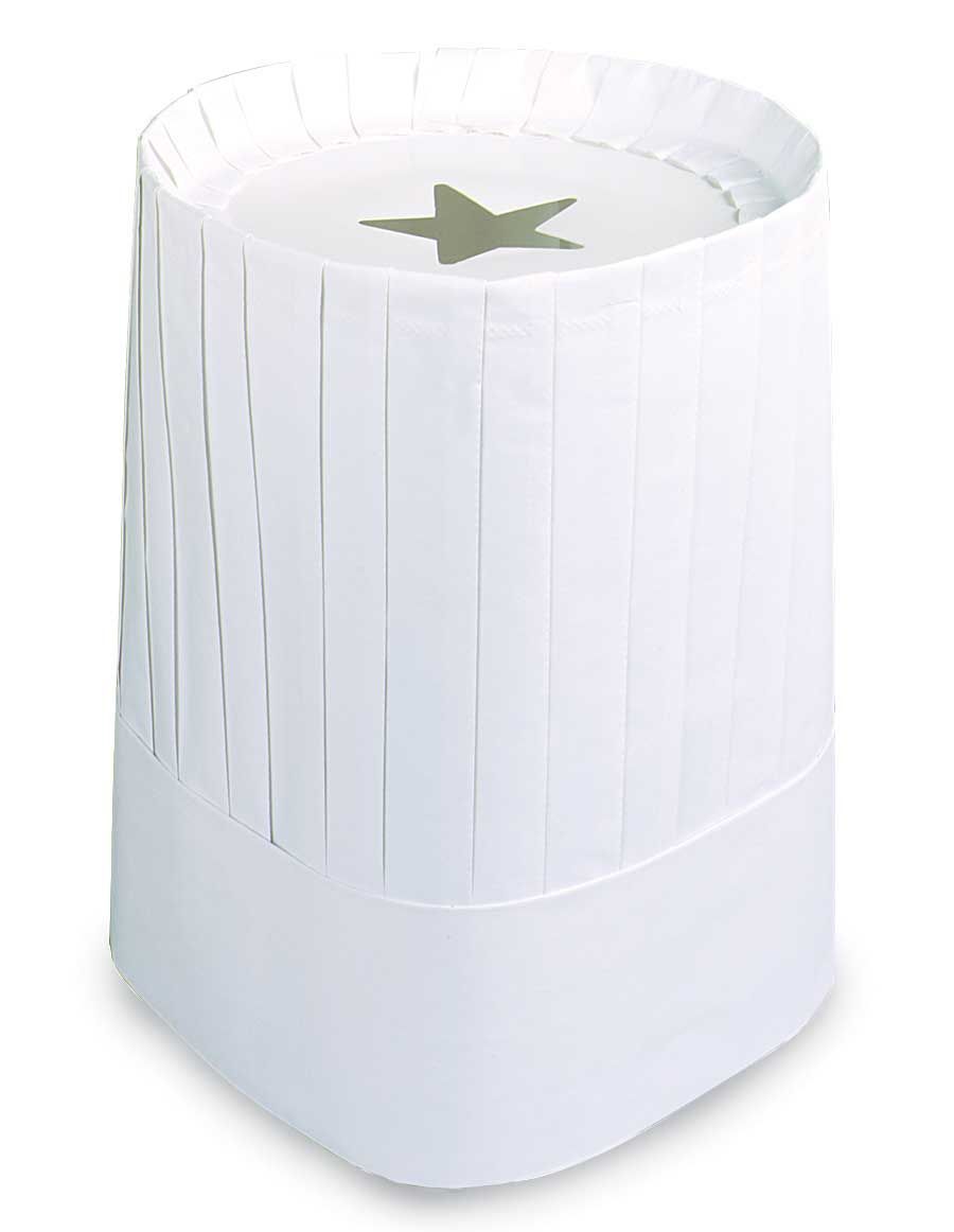 Cellucap 7 Inch Le Classic Fully Formed Chef Hat -- 12 Per Case