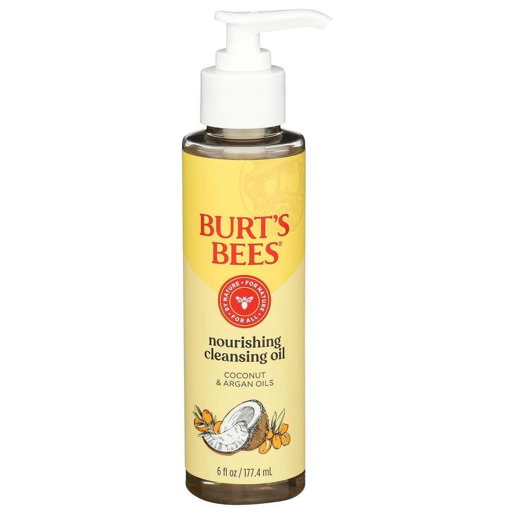 Burts Bees Cleansing Oil with Coconut and Argan Oil, 6 Fluid Ounce -- 3 per case