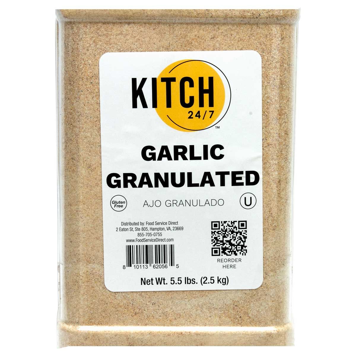 Kitch 24/7 Granulated Garlic, 5.5 Lb
