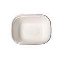 Kitch 24/7 White Rectangle Molded Fiber Bowl, 48 Ounce -- 200 per case