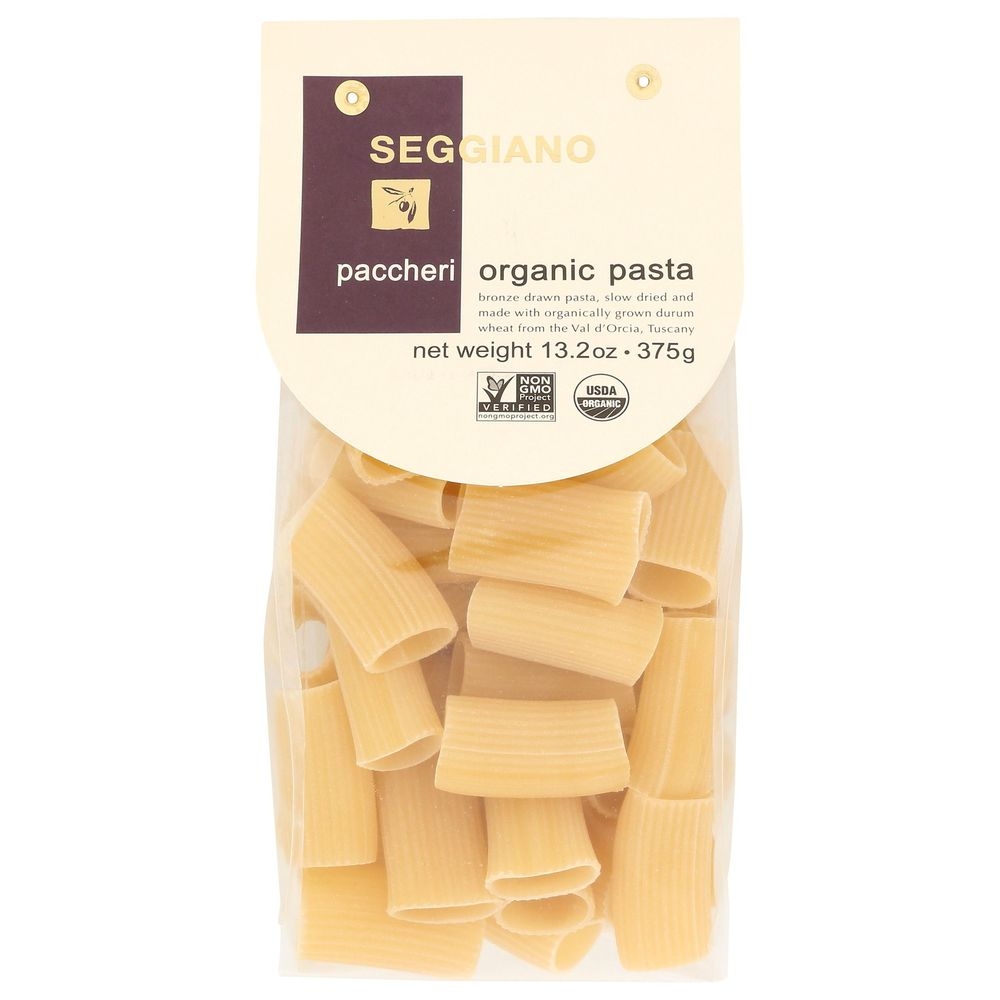 Seggiano Organic Paccheri Pasta, 13.2 Ounce -- 6 per case