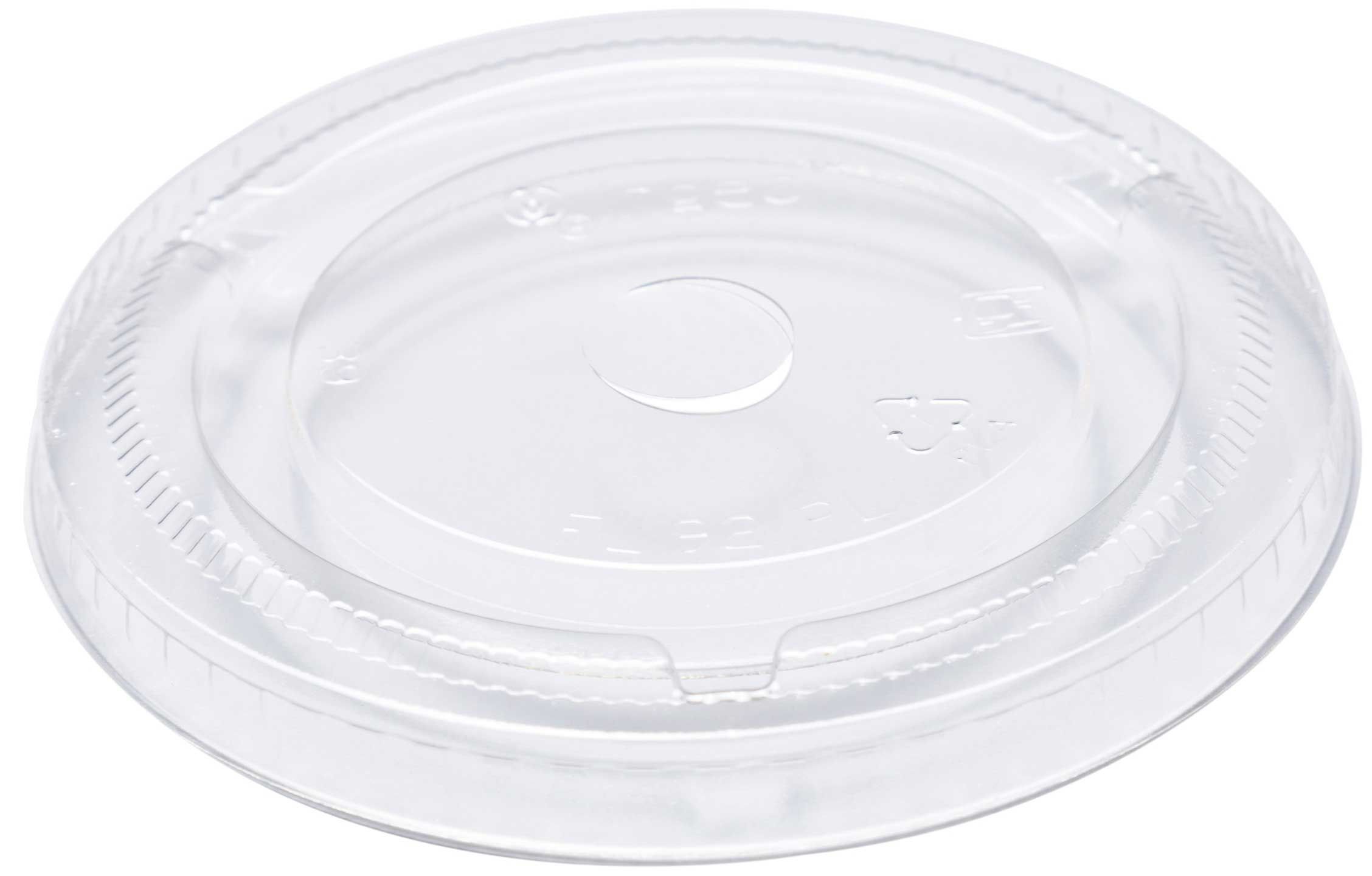 Primeware Clear Pla Compostable Flat Lid For 9 Ounce Cold Cup -- 1000 Per Case