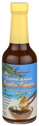 Coconut Secret Organic Garlic Aminos Seasoning Sauce, 10 Fluid Ounce -- 12 per case.