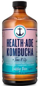 Health Ade Bubbly Rose Kombucha, 16 Ounce -- 12 per case.