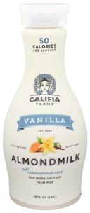 Califia Farms Vanilla Almond Milk, 48 Fluid Ounce -- 6 per case