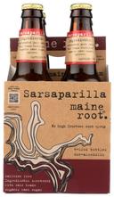 Maine Root Sarsaparilla Soda, 12 Ounce -- 24 per case.