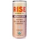 Rise Brewing Oat Milk Nitro Cold Brew Latte, 7 Fluid Ounce -- 12 per case