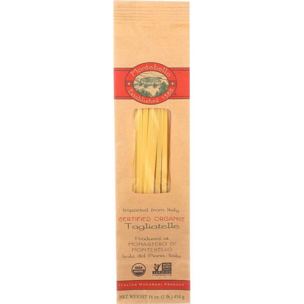 Montebello Organic Tagliatelle Pasta, 1 Pound -- 12 per case