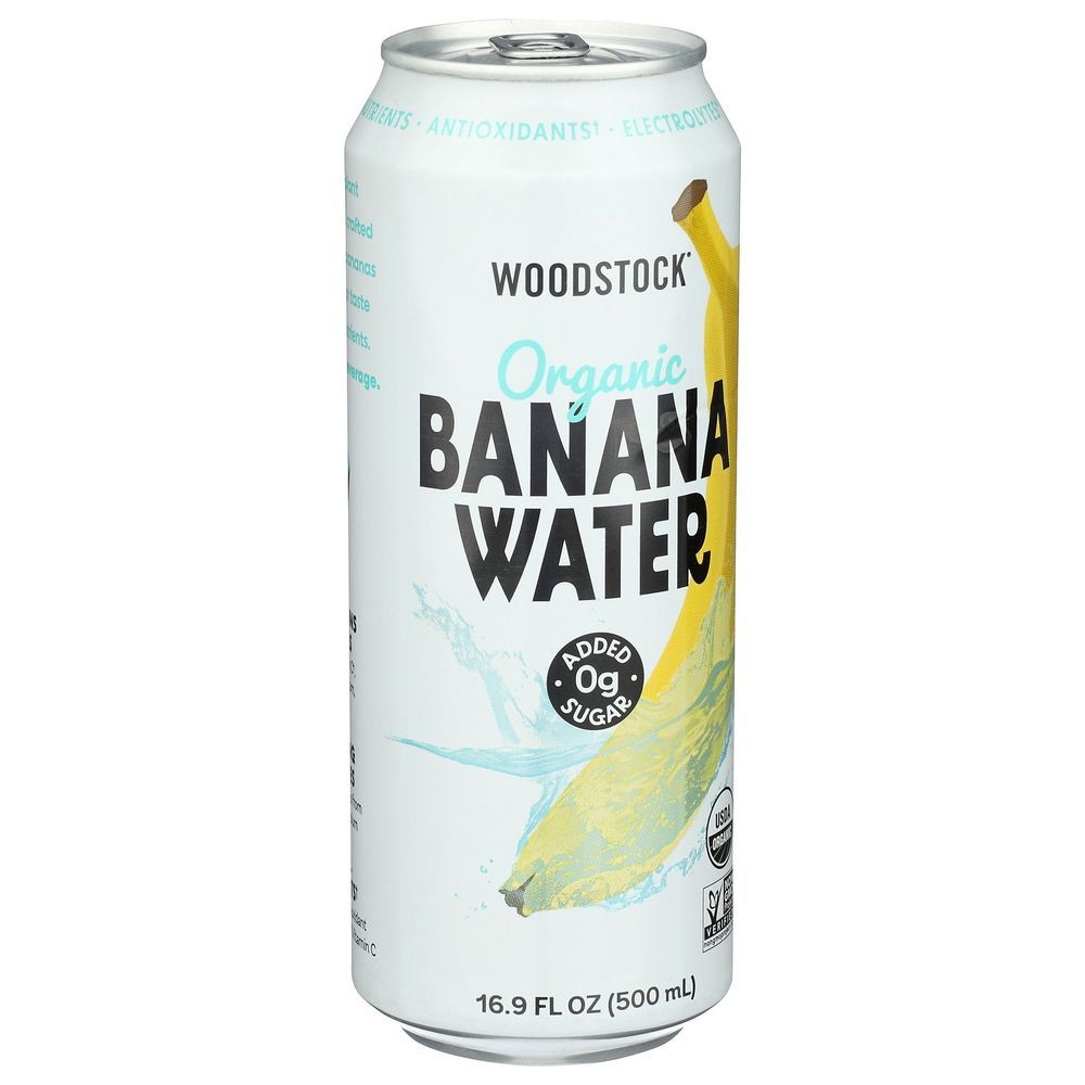 Woodstock Organic Banana Still Water, 16.9 Fluid Ounce -- 12 Per Case