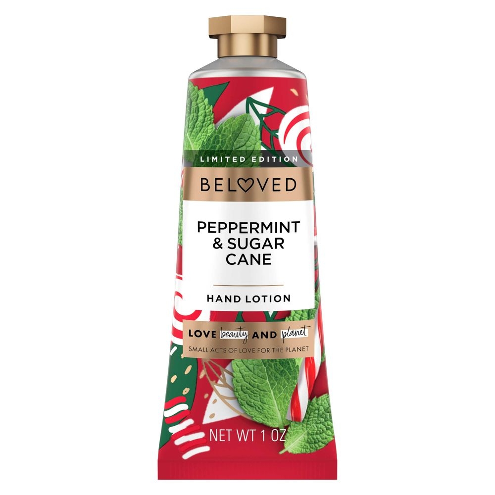 Love Beauty and Planet Beloved Peppermint and Sugar Cane Hand Lotion, 1 Ounce -- 24 per case