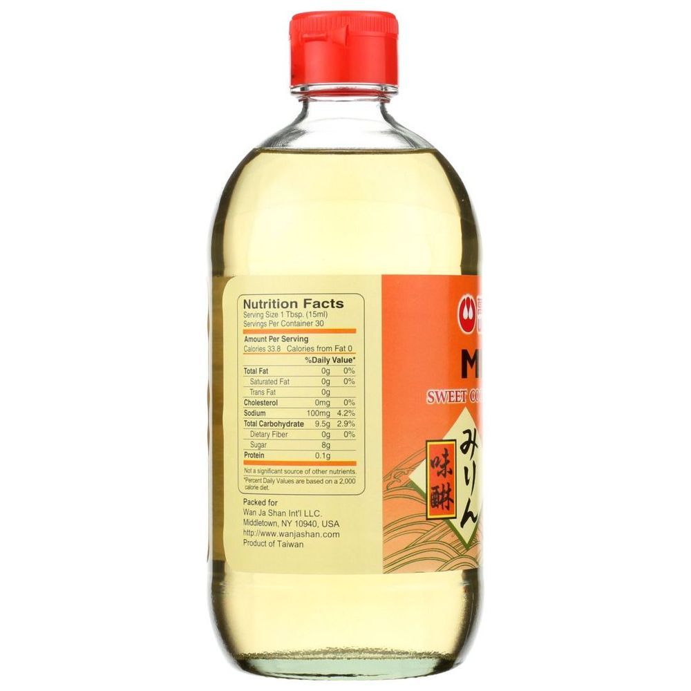 Wan Ja Shan Mirin Sweet Cooking Rice Wine, 15 Ounce -- 6 Per Case
