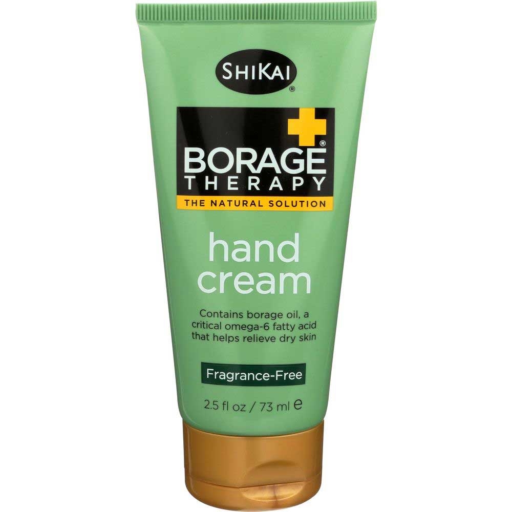 Shikai Borage Therapy Fragrance Free Hand Cream, 2.5 Ounce