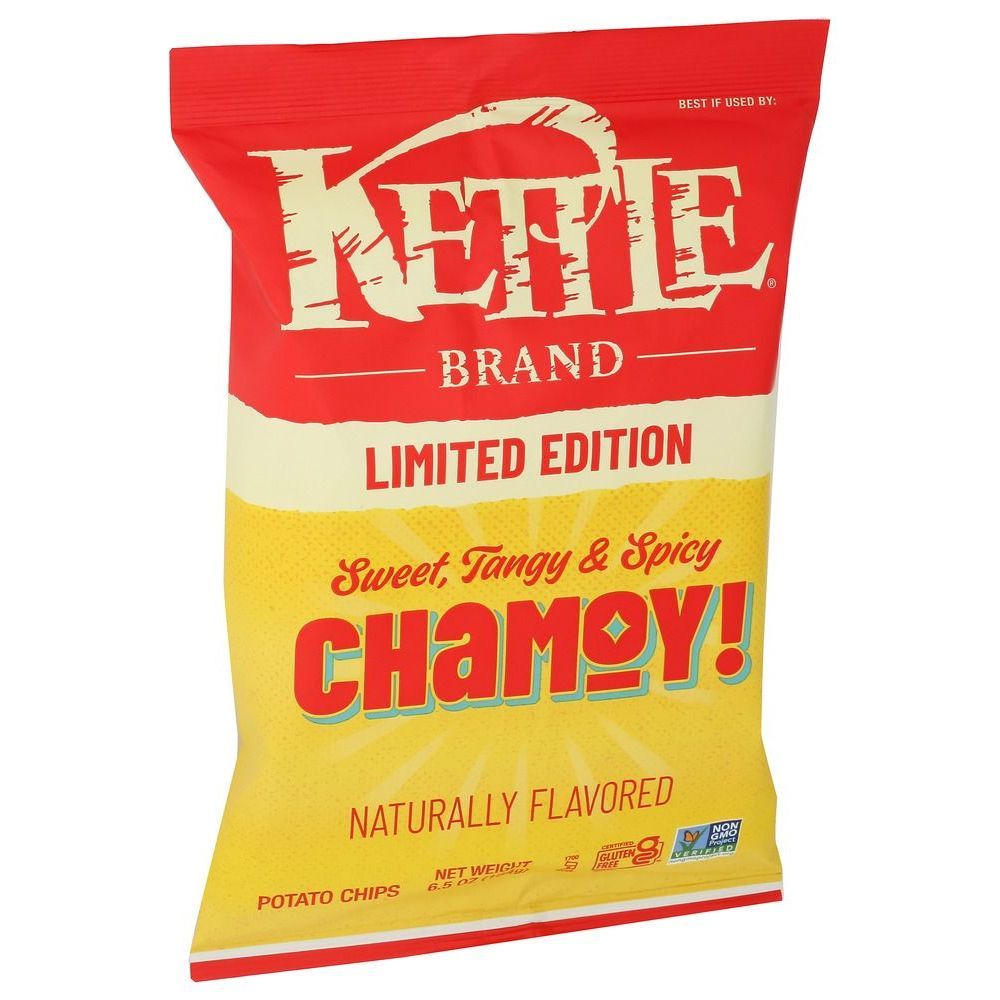 Kettle Limited Edition Chamoy Flavored Potato Chips, 6.5 Ounce -- 12 Per Case