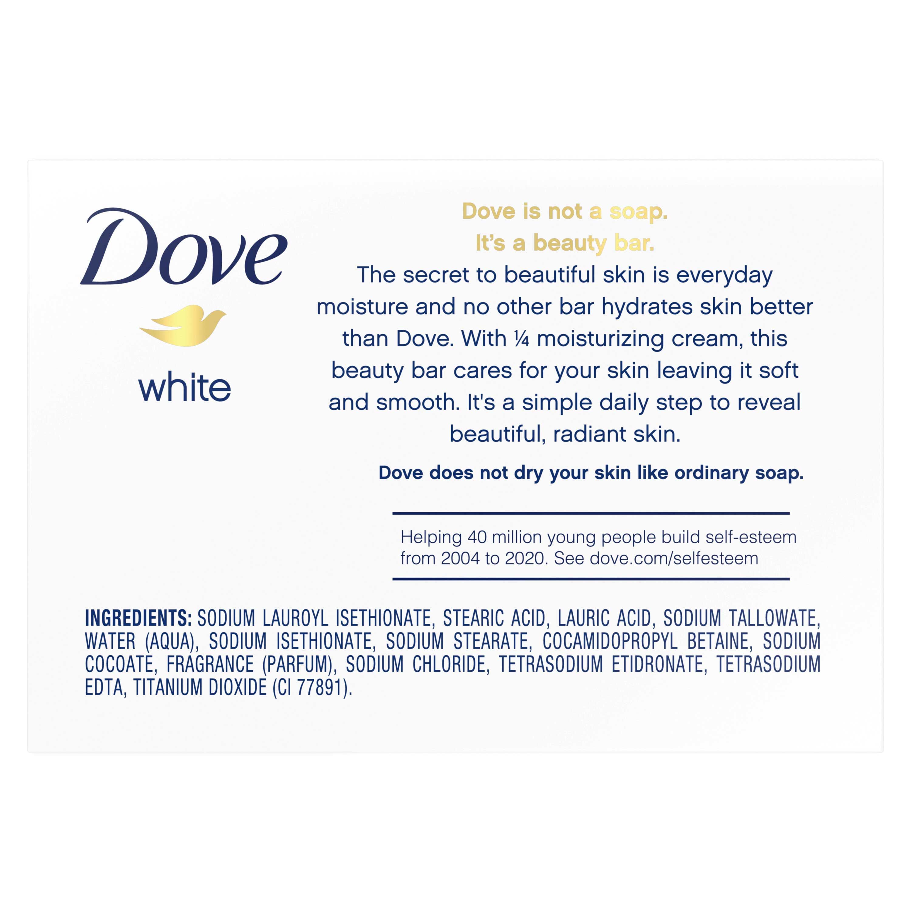 Dove Regular White Soap Bar, Gentle Moisturizing, 3.17 Ounce -- 48 Per Case