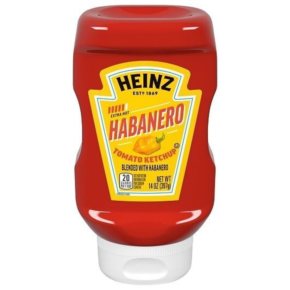 Heinz Blended with Habanero Tomato Ketchup, 14 Ounce -- 6 per case