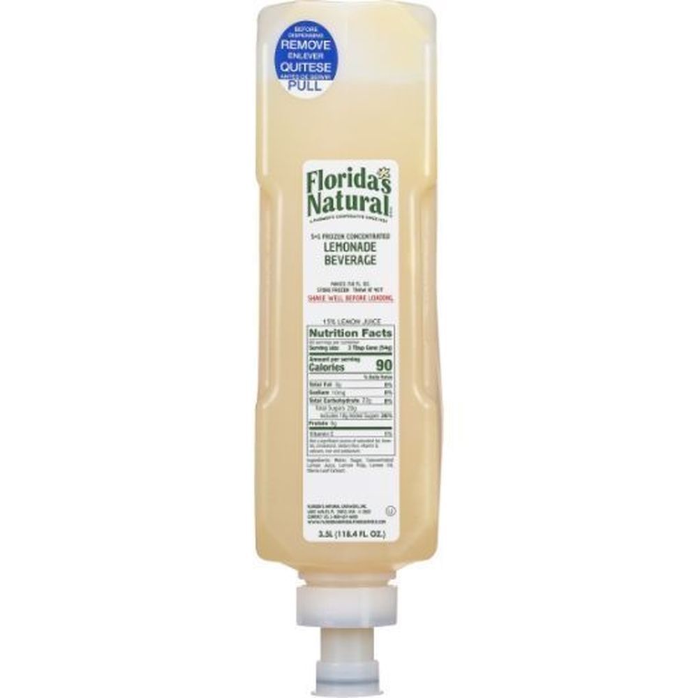 Florida's Natural 5 Plus 1 Lemonade, 3.5 Liter -- 3 Per Case