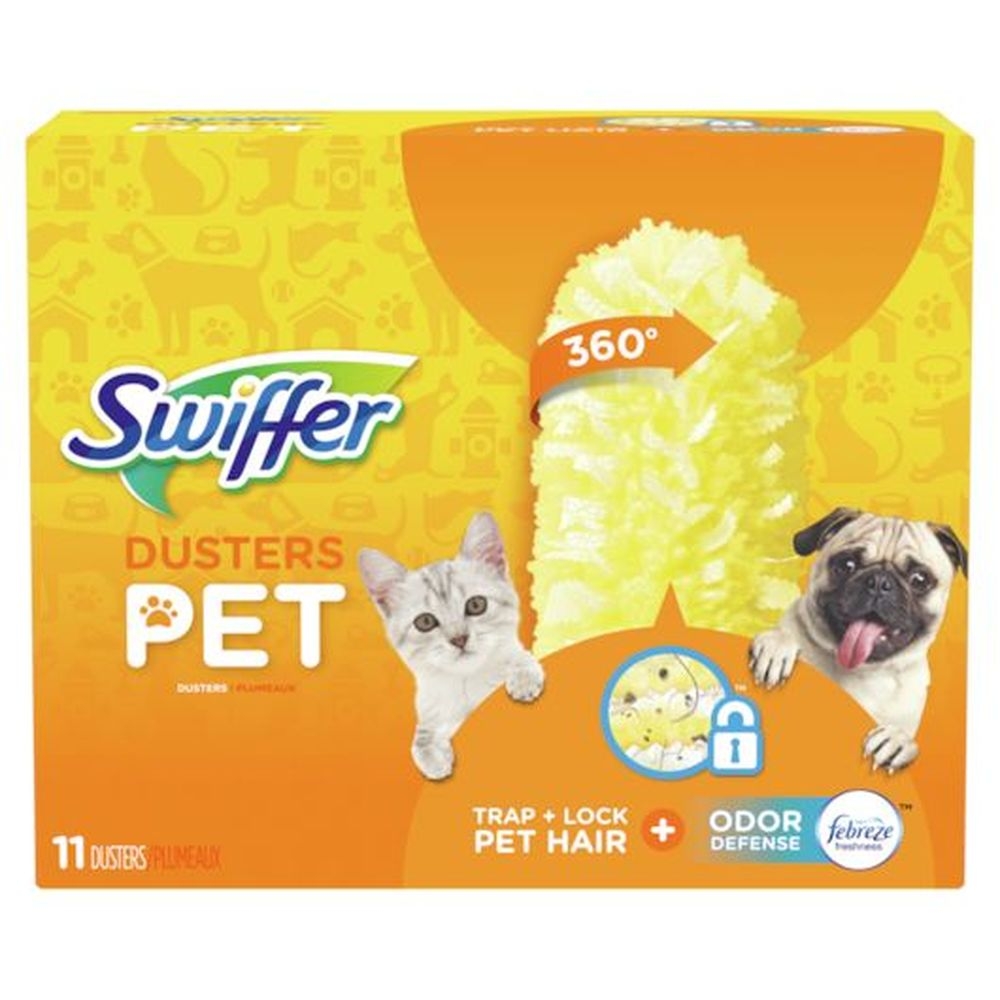 Swiffer Odor Defense Pet Heavy Duty Duster Refill, 11 count -- 3 per case