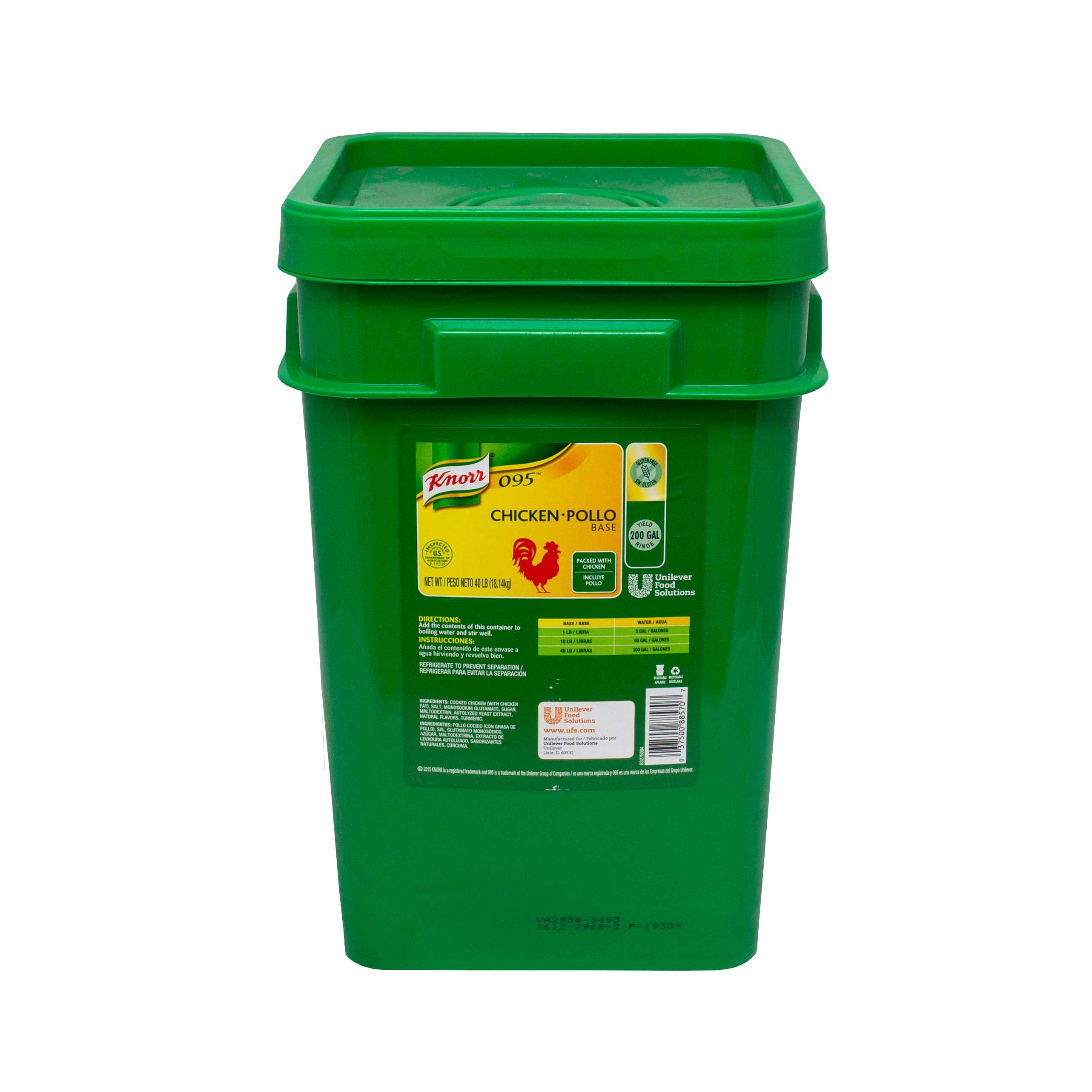 Knorr Professional 095 Chicken Base Bouillon, 40 pound