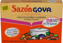 Goya Sazon with Coriander and Annatto - 3.52 oz. box, 18 per case