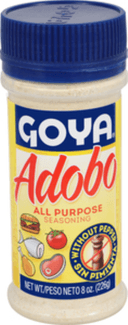 Goya Adobo Seasoning without Pepper - 8 oz. jar, 24 per case