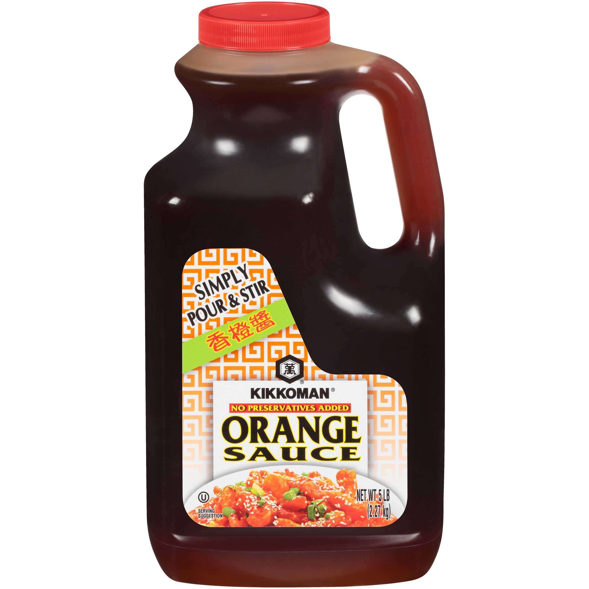 Kikkoman Preservative Free Orange Sauce, 5 Pound -- 1 Each