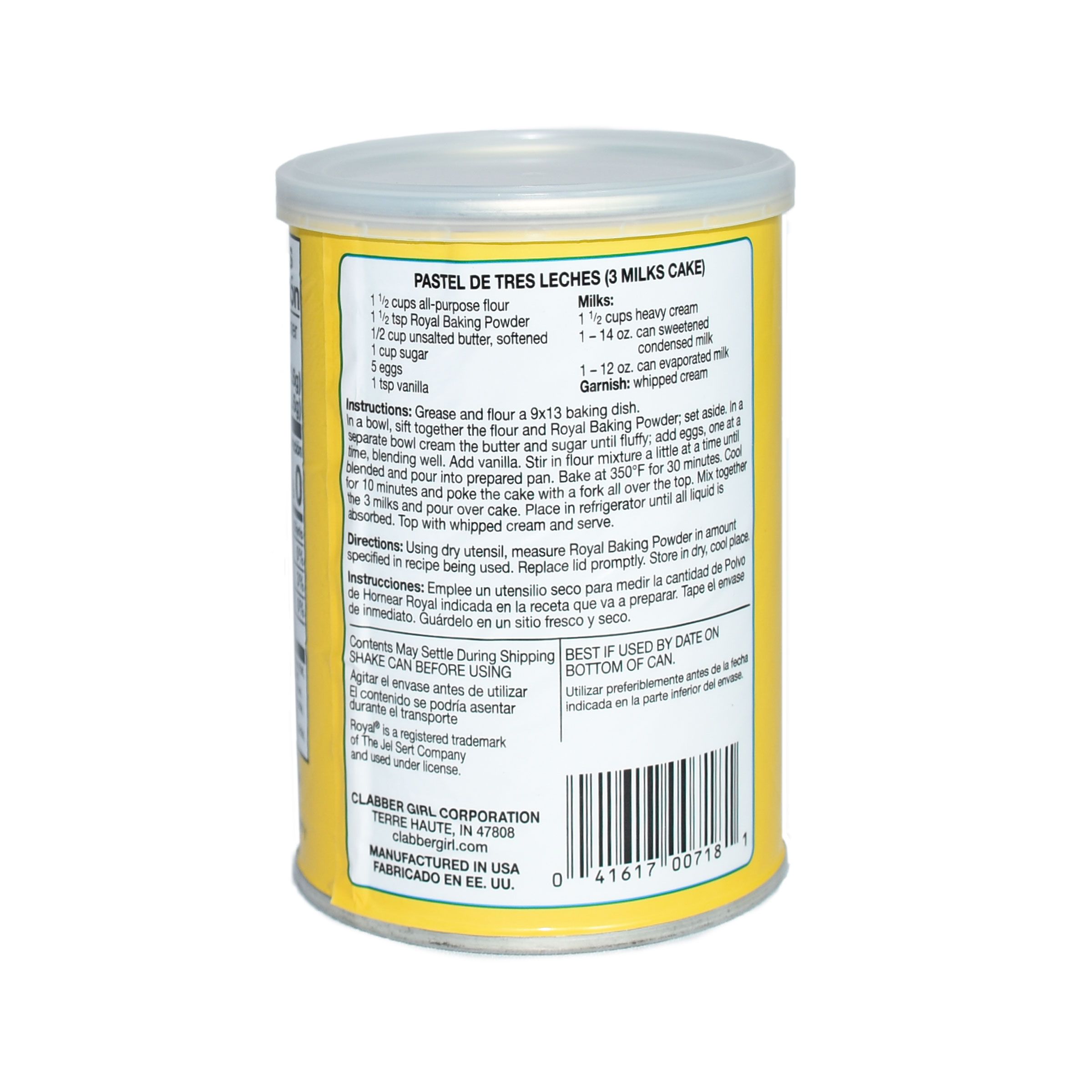 Royal Baking Powder, 8.1 Ounce -- 12 Per Case