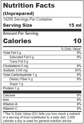La Choy Soy Sauce, 55 Gallon