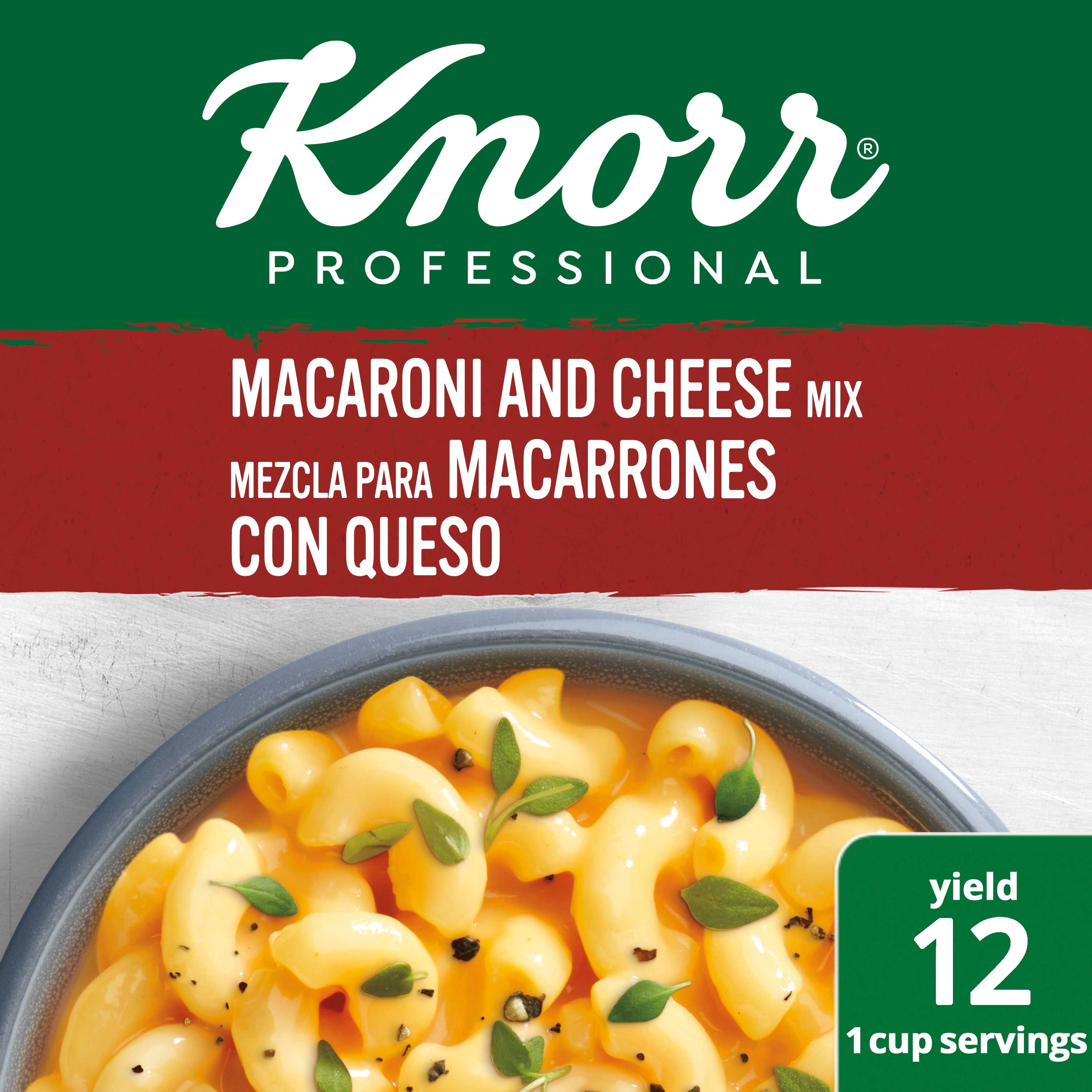Knorr Professional Macaroni and Cheese Mix, 28.8 Ounce -- 4 per case
