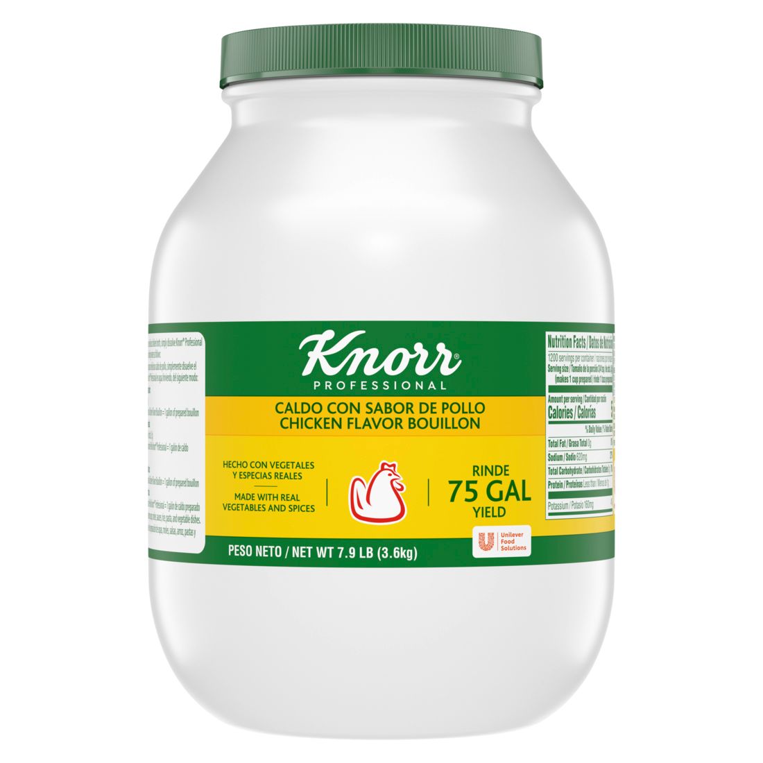 Knorr Professional Caldo De Pollo Chicken Bouillon Base, 7.9 Pound -- 1 Each