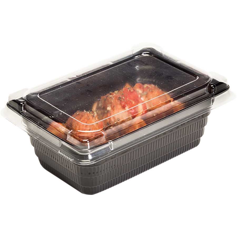 Par-pak Plastic Clear Tray Lid Only, 12 X 7 Inch -- 1000 Per Case