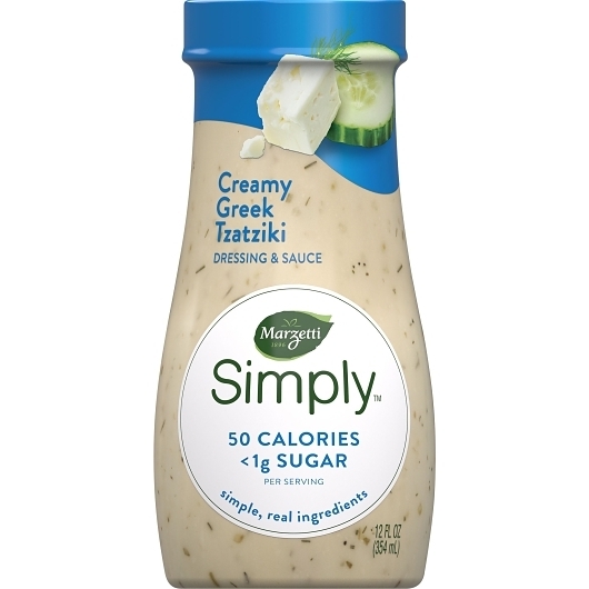 Marzetti Creamy Greek Tzatziki Dressing, 12 Fluid Ounce Jar -- 6 per case