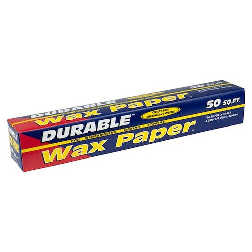 Durable Packaging Wax Paper Roll, 12 Inch X 50 Feet -- 24 Per Case
