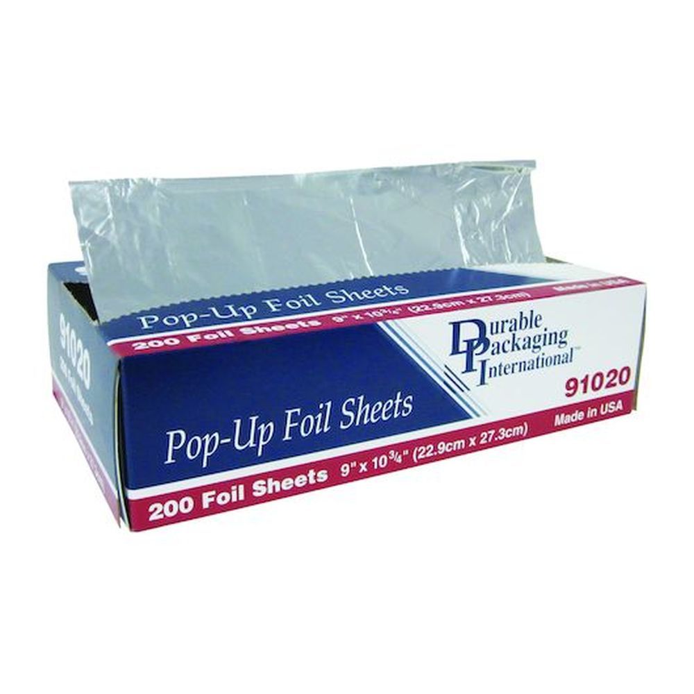 Durable Packaging 9 X 10 3/4 Inch Foil Sheet, 200 Count -- 12 Per Case