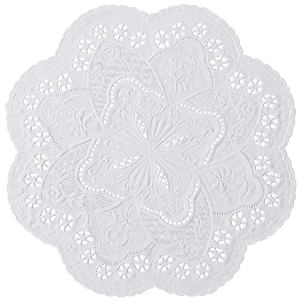 Hoffmaster White Paper French Lace Doily, 10 Inch -- 1000 Per Case