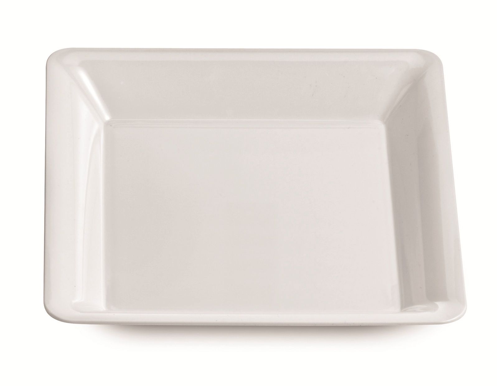 Yoshi Conserve White Square Tray, 14 X 14 Inch -- 25 Per Case