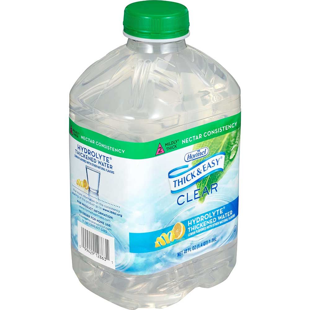 Thick & Easy Hydrolyte Drink, Nectar Consistency Plastic Jug, 46 Ounce -- 6 Per Case