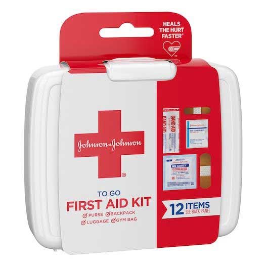 Johnson's And Johnson's Red Cross Brand Travel Size First Aid Kit -- 48 Per Case