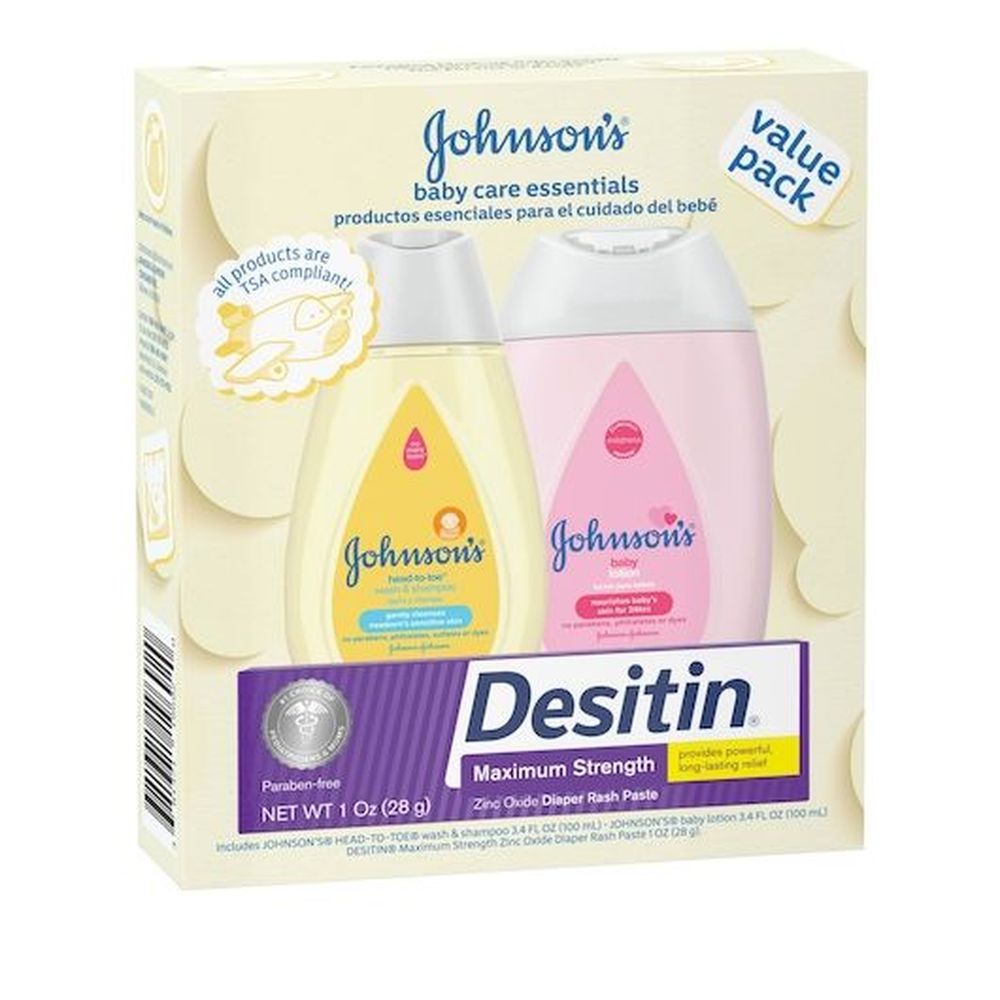 Johnsons Baby Care Essentials Gift Set -- 24 Per Case