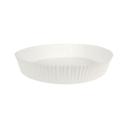 Paterson White Round Fluted Wax Cake Liner, 250 count - 4 per case