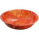 Tablecraft Round 4 Ply Woven Maple Wood Melamine Coated Salad Bowl, 7 x 7 x 1.75 inch -- 12 per case