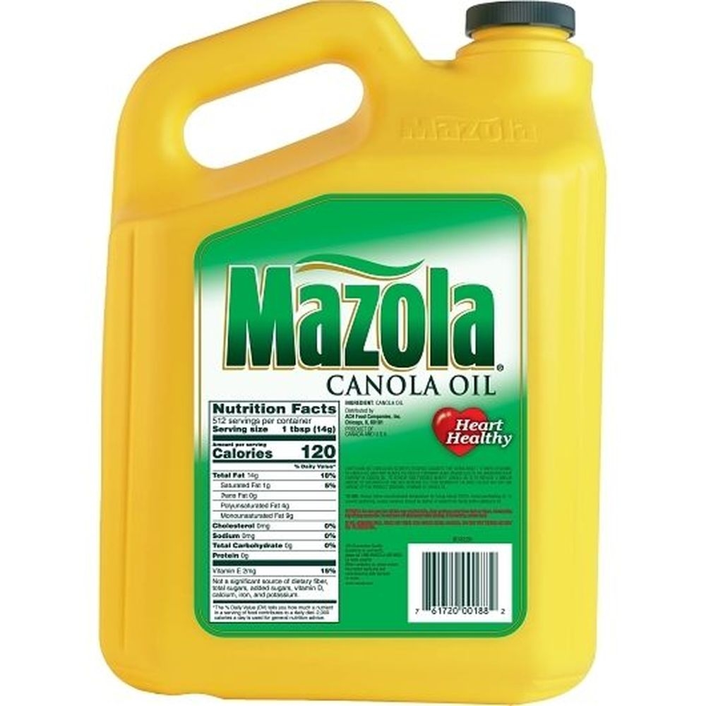 Mazola Canola Oil, 2 Gallon Bottle - 2 per case